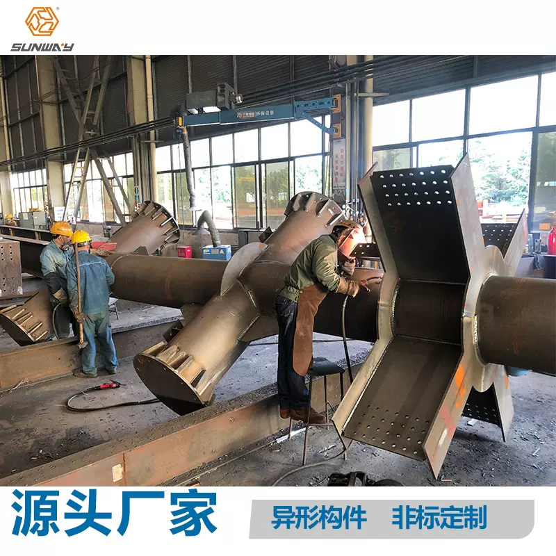 厂家定制焊接圆管柱收费站地铁大口径钢管支撑立柱钢结构焊接加工