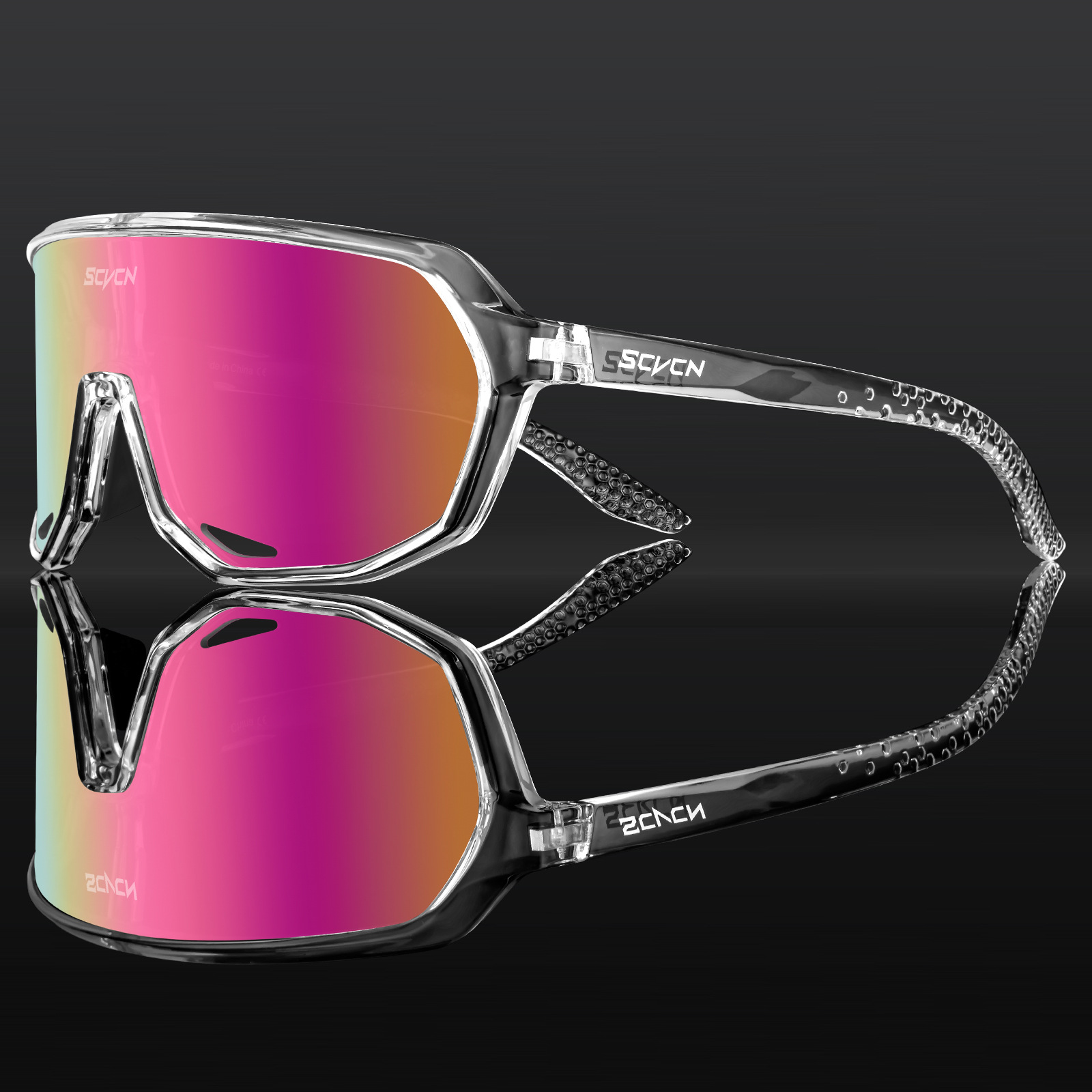 Gafas de Ciclismo Deportivo de PC, Lentes Intercambiables para Deportes al Aire Libre