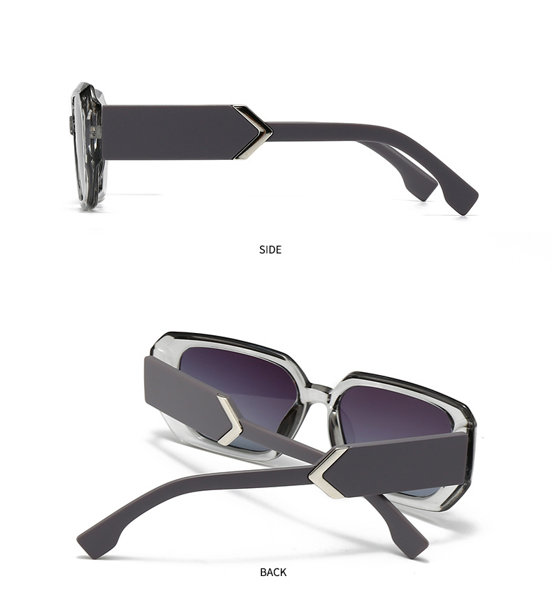 Square Sunglasses For Men And Women Modern Retro Decorative Frame_voghion.com