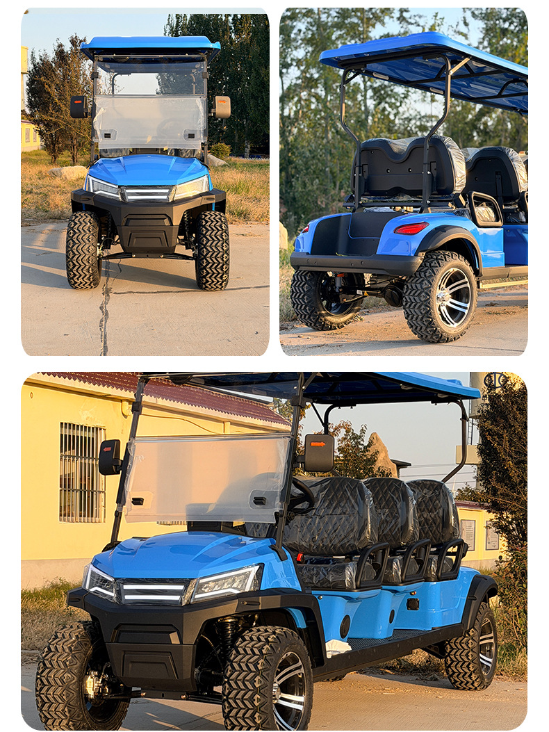 Electric Golf Cart 6-Seater Rv Factory Campus School Hotel Shuttle Sightseeing Patented Model