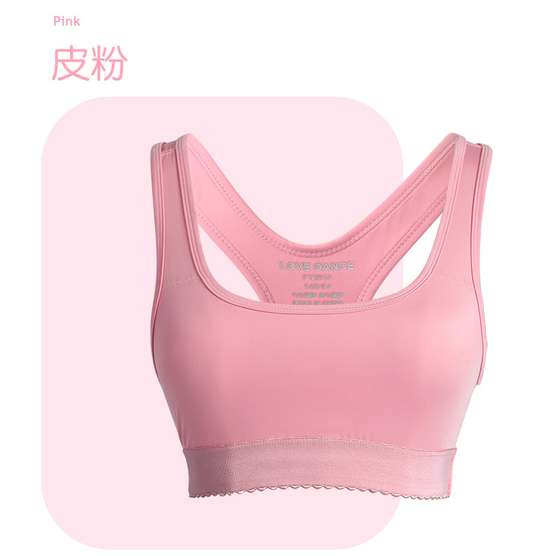 Desarrollo DE LOS NIÑOS sujetador de las niñas delgada transpirable de secado rápido Chaleco de deportes tubo superior de nylon mujer estudiante ropa interior