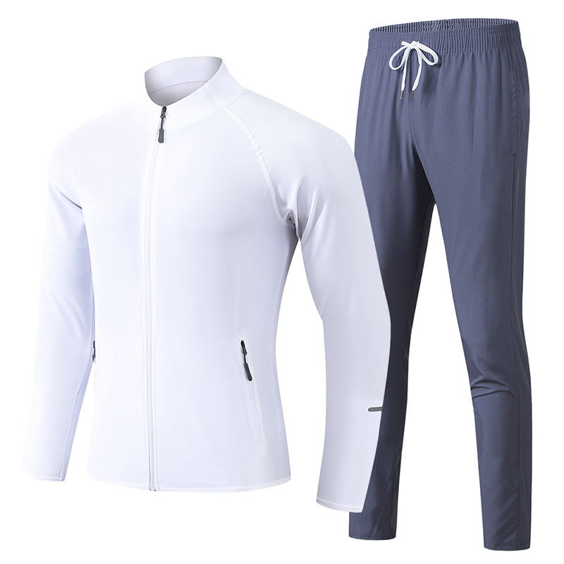 Tops deportivos, ropa de ciclismo de primavera y verano para hombres, pantalones de secado rápido de manga larga, chaqueta para hombres, entrenamiento de baloncesto, ropa de fitness para correr