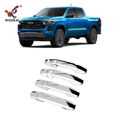 Suitable for Chevrolet 24 Kourode Colorado modified exterior door handle cover decoration special sequins (Other Automotive Exterior Supplies) - electroplated-mirror