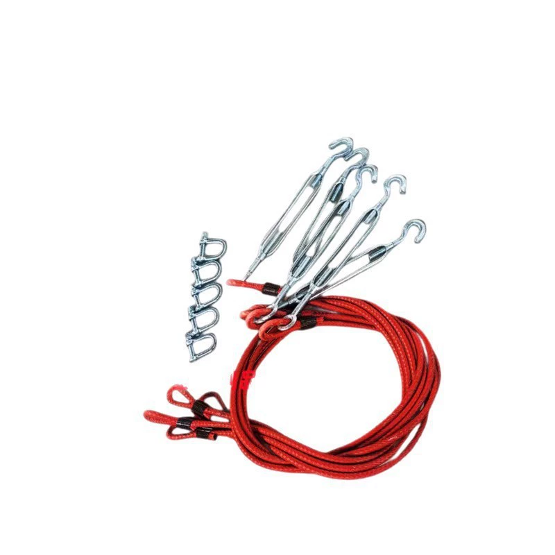 Грузовой прицеп, высокий барьер, стальной трос, регулируемая натяжная застежка-молния, канистра для цветов, натяжитель троса, высокий барьер, крепление для грузовика, оцинкованная повязка