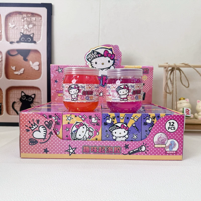Пенящийся слайм Hello Kitty антистресс для детей