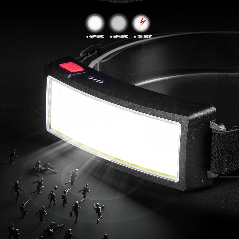 Luz transfronteriza de gran área de inundación COB Headlight ángulo de visión completo Headlight de mantenimiento Headlight de trabajo al aire libre