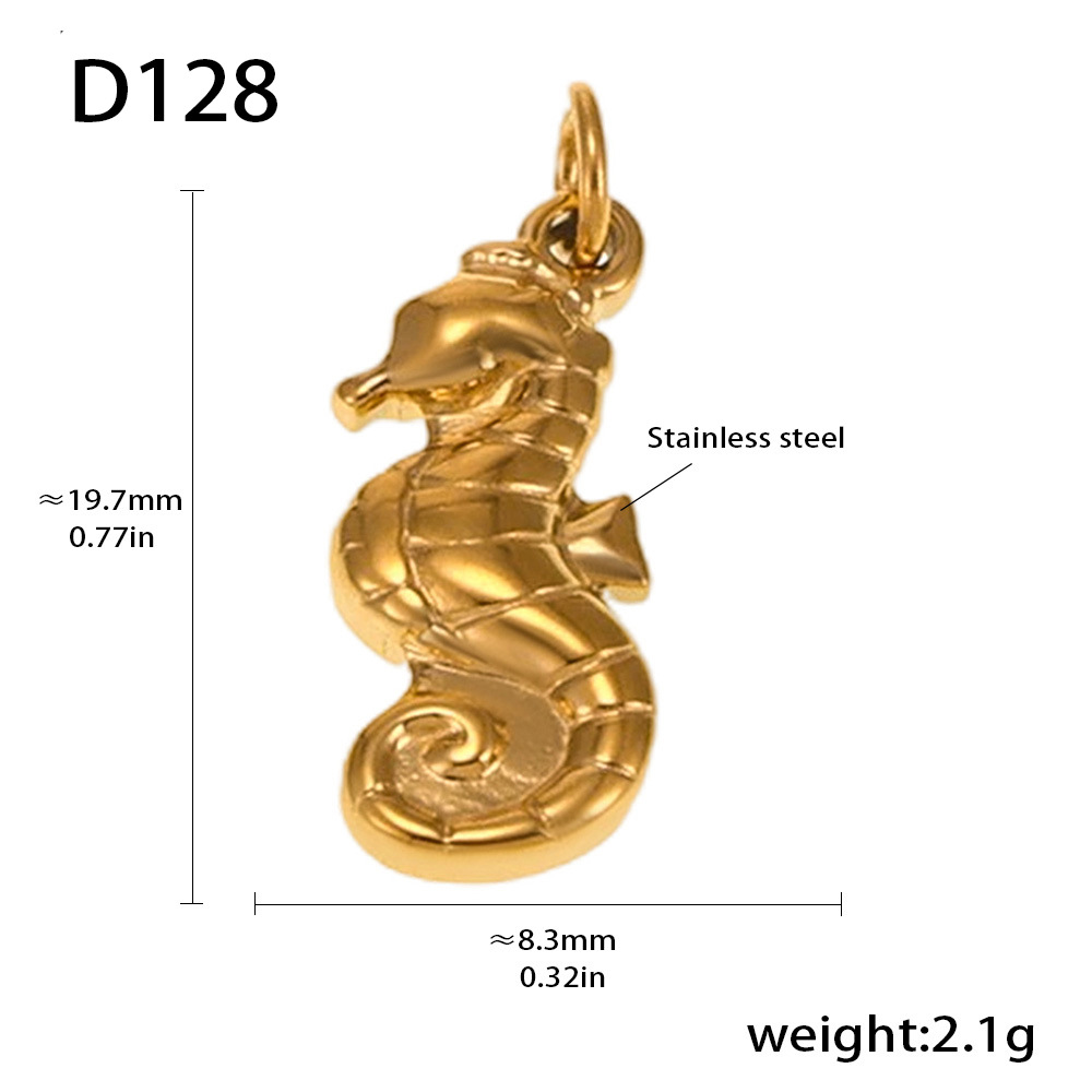 Moda misteriosa OL estilo personalidad colgante de acero inoxidable 18k oro real transfronterizo solo para los fabricantes de bombas europeas y americanas al por mayor