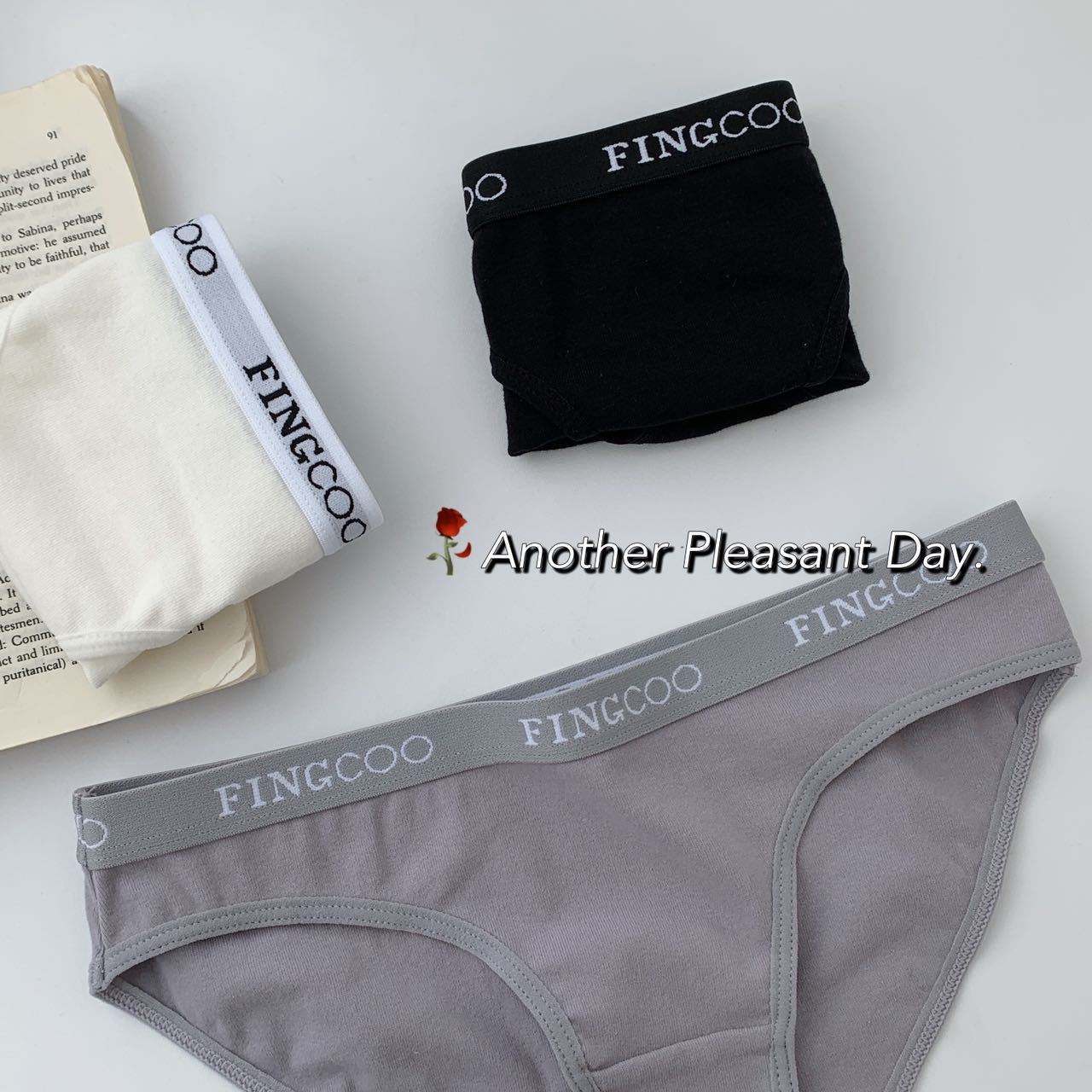 Sports Letter Waistband Girl Pure Color Pure Cotton Simple Cotton Breathable and Comfortable Girl High Elastic Girls Triangle Shorts