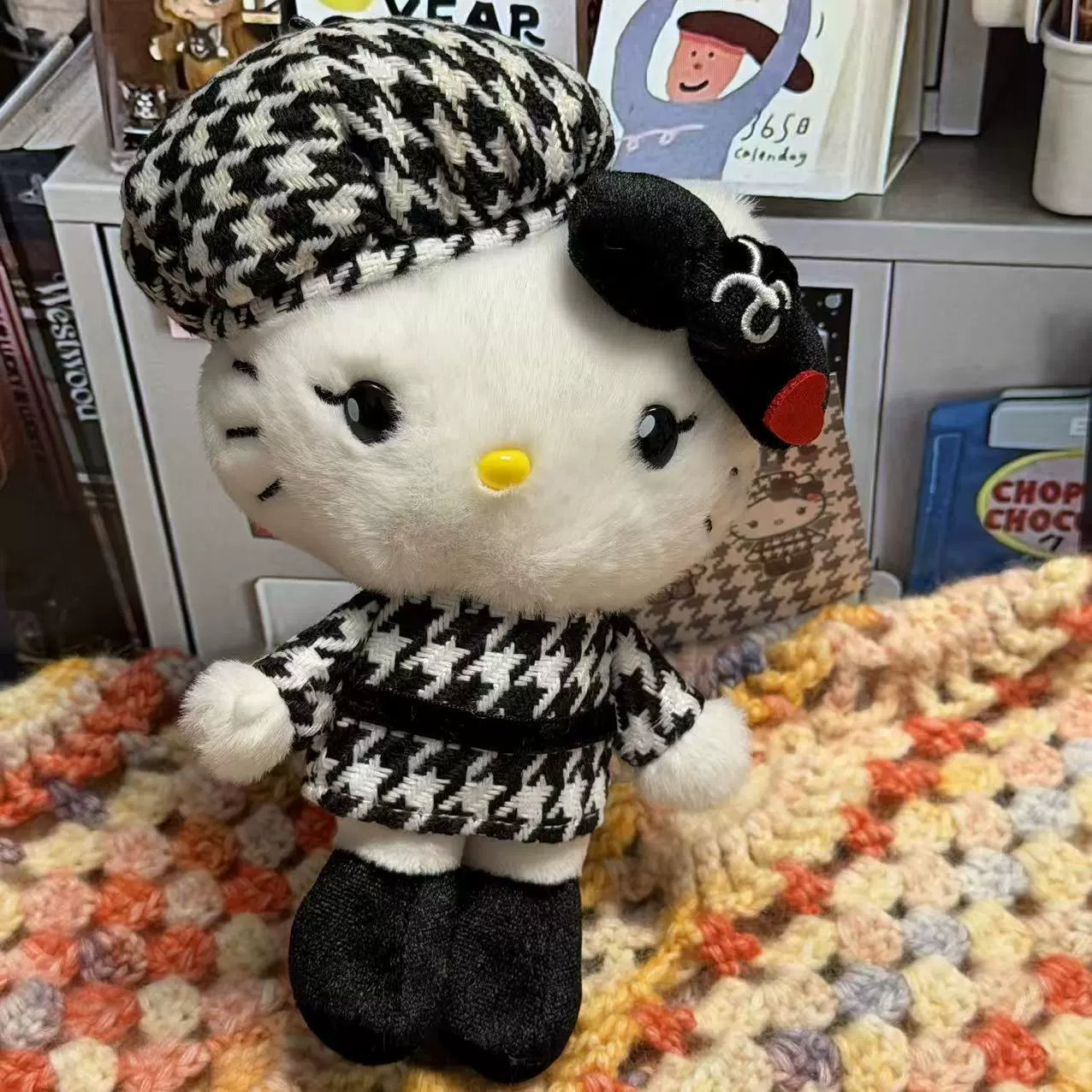 Плюшевый брелок-подвеска Hello Kitty, милый кукольный брелок для сумки, 11 см, легкий и прочный