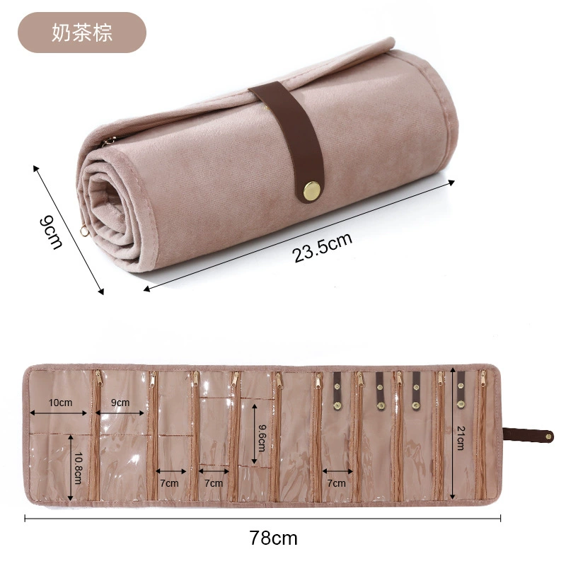 Travel Necklace Multi-tier Portable Jewelry from Yomiego