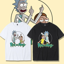 Rick和Morty短袖t恤男聯名愛情公寓5諸葛大力同款瑞克與莫蒂衣服