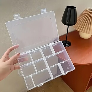 D 38316 Transparent grid plastic storage box ͸���ָ�������