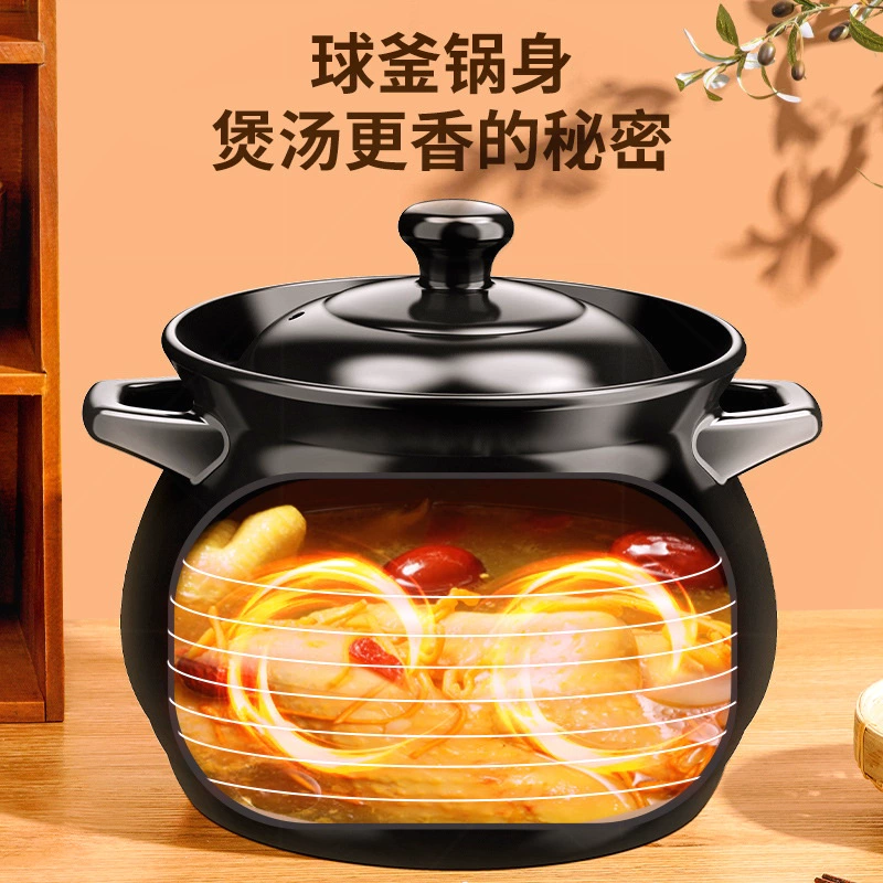 71TX Clatty Pot Clamping Casual Calfs, Lao Soup, Tu Sand Can Soup Stew Pot, Gaspig Ceramic Soup Stew Pot