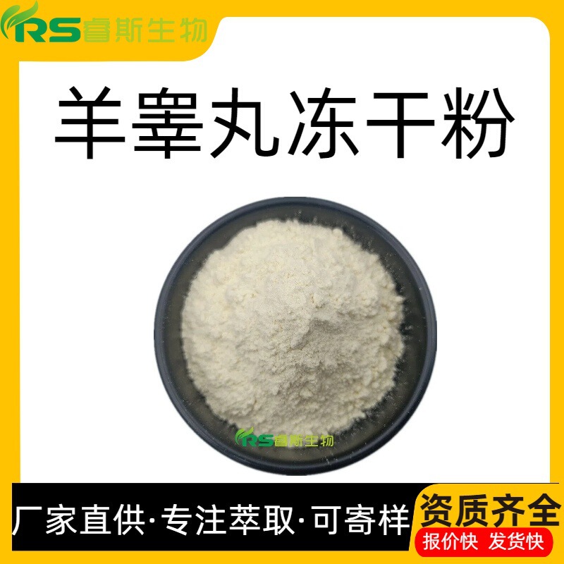 Sheep Testicle Freeze-Dried Powder Sheep Testicle Animal Extract Water-Soluble Protein Raw Material Powder Ruisi Biological