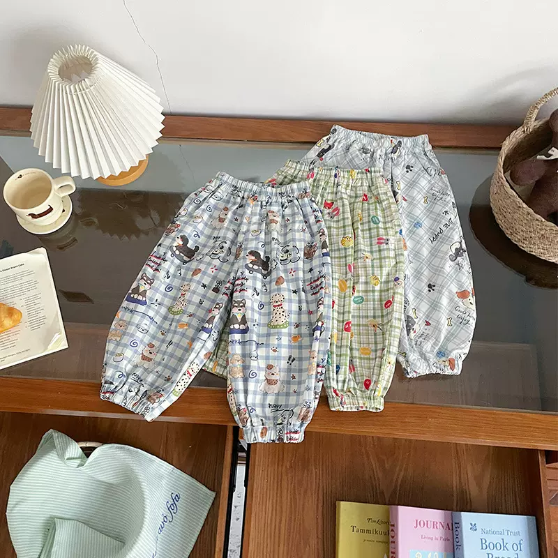 【现货】XK266533儿童童裤2026夏季新小童卡通防蚊裤男女童防蚊裤