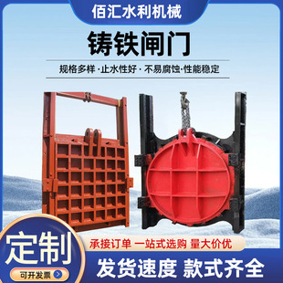 铸铁镶铜圆闸门渠道机闸一体式调节电动止水水库河道启闭机闸板门-阿里巴巴