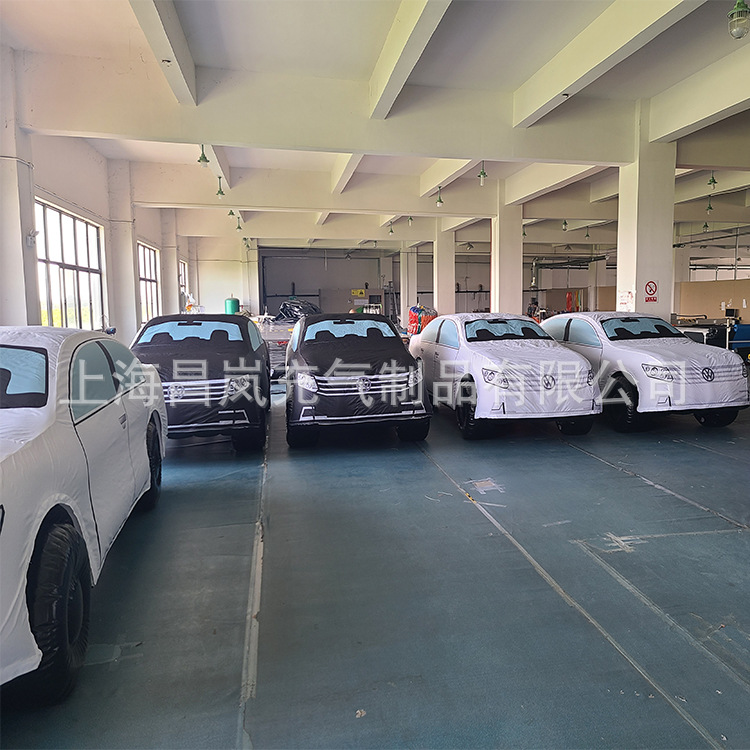 厂家做 真车比例大小充气汽车模型 仿真轿车气模 自动泊车模型