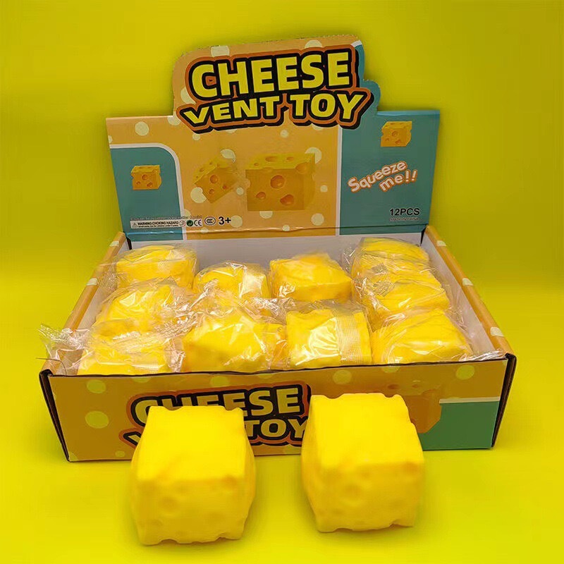 Cross-border popular square cheese squishy toy, creative ultra-soft slow-rebound cheese stress-relief toy, factory wholesale Cross-border popular square cheese squishy toy, creative ultra-soft slow-rebound cheese stress-relief toy, factory wholesale