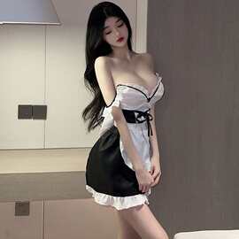 朝慕情趣内衣大码吊带女仆诱惑角色扮演清纯学生激情纯欲qqny激情
