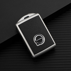 Applicable Volvo XC60 T5 S90 S60L XC90 full leather grain protective case TPU key case for cars