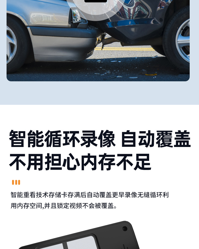 Y2026 New Model Dash Cam with 360-Degree Panoramic Monitoring of Front, Interior, Left, and Right of the Vehicle