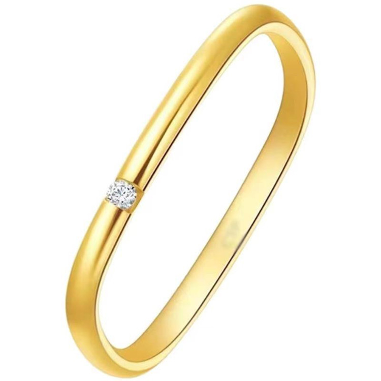 square brass women's adjustable wedding ring for men and women