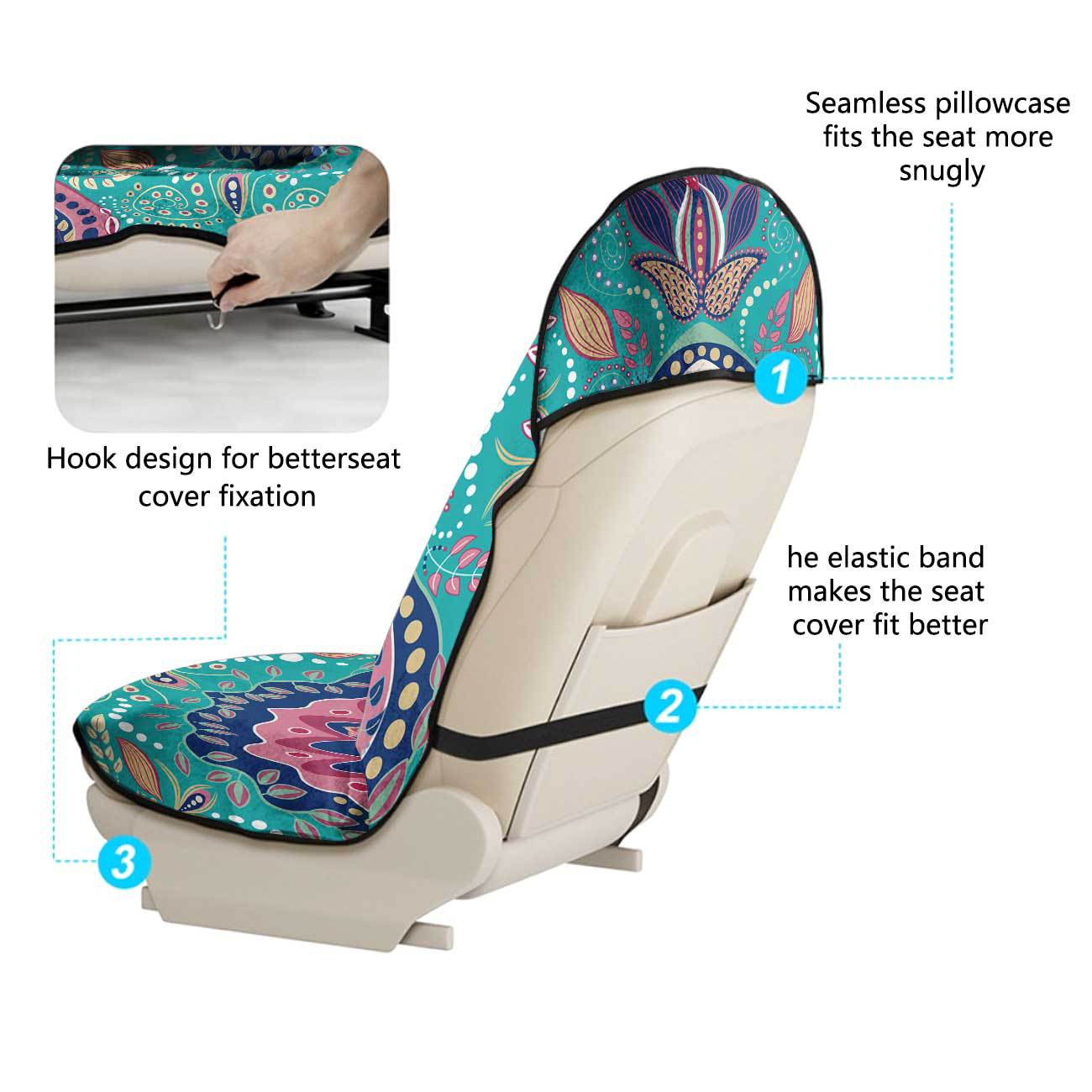 Car seat towel cover front seat protector suitable for gym and exercise, universal for all seasons, car use 31