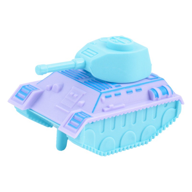 Simulación mini tanque de dibujos animados niños tire volver coche bebé juguetes educativos kindergarten pequeño regalo al por mayor