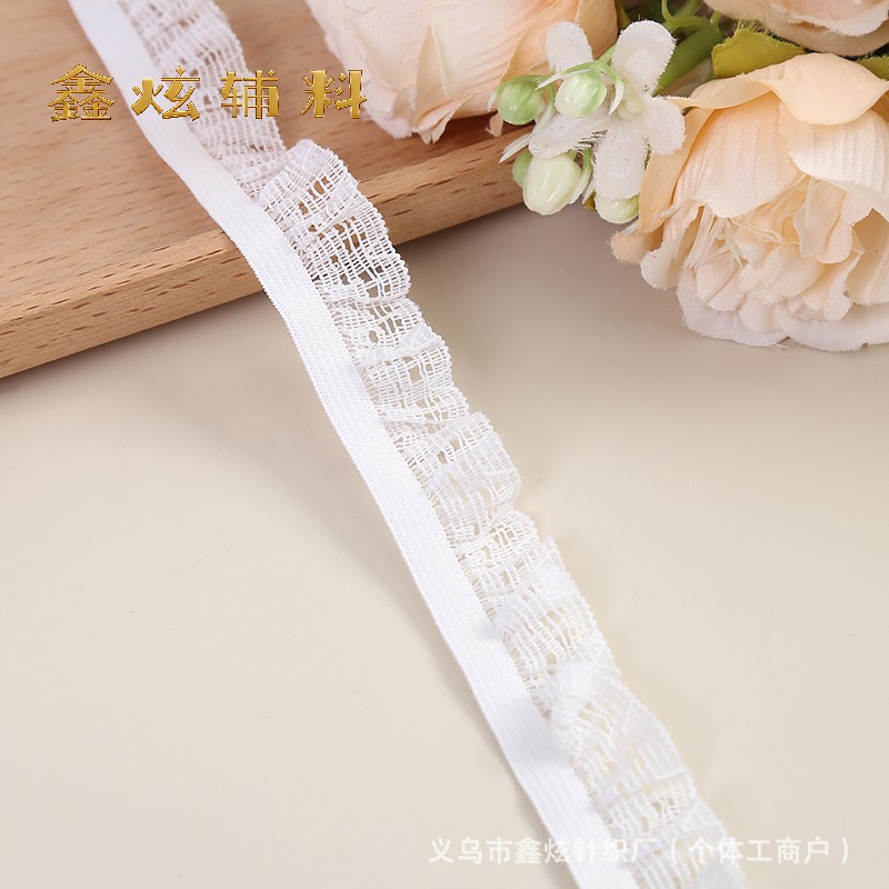1.7cm 탄력 곰팡이꽃(라이트베이지)(280가지 스타일)*미터