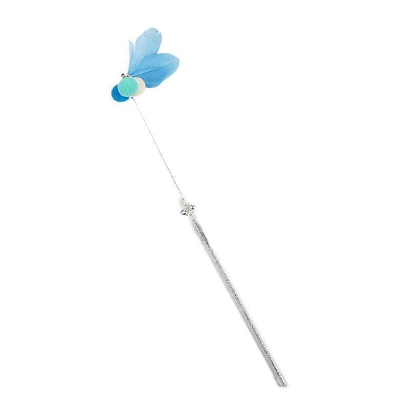 Fairy teasing cat stick bell