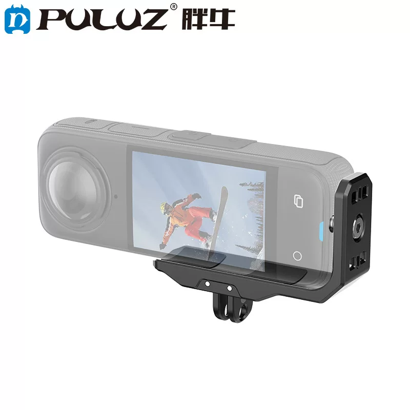 PULUZ Fat Niu подходит для Insta360X5/X4 горизонтальная и вертикальная быстрая разборка кронштейна спорт камеры магнитное всасывающее расширение аксессуаров