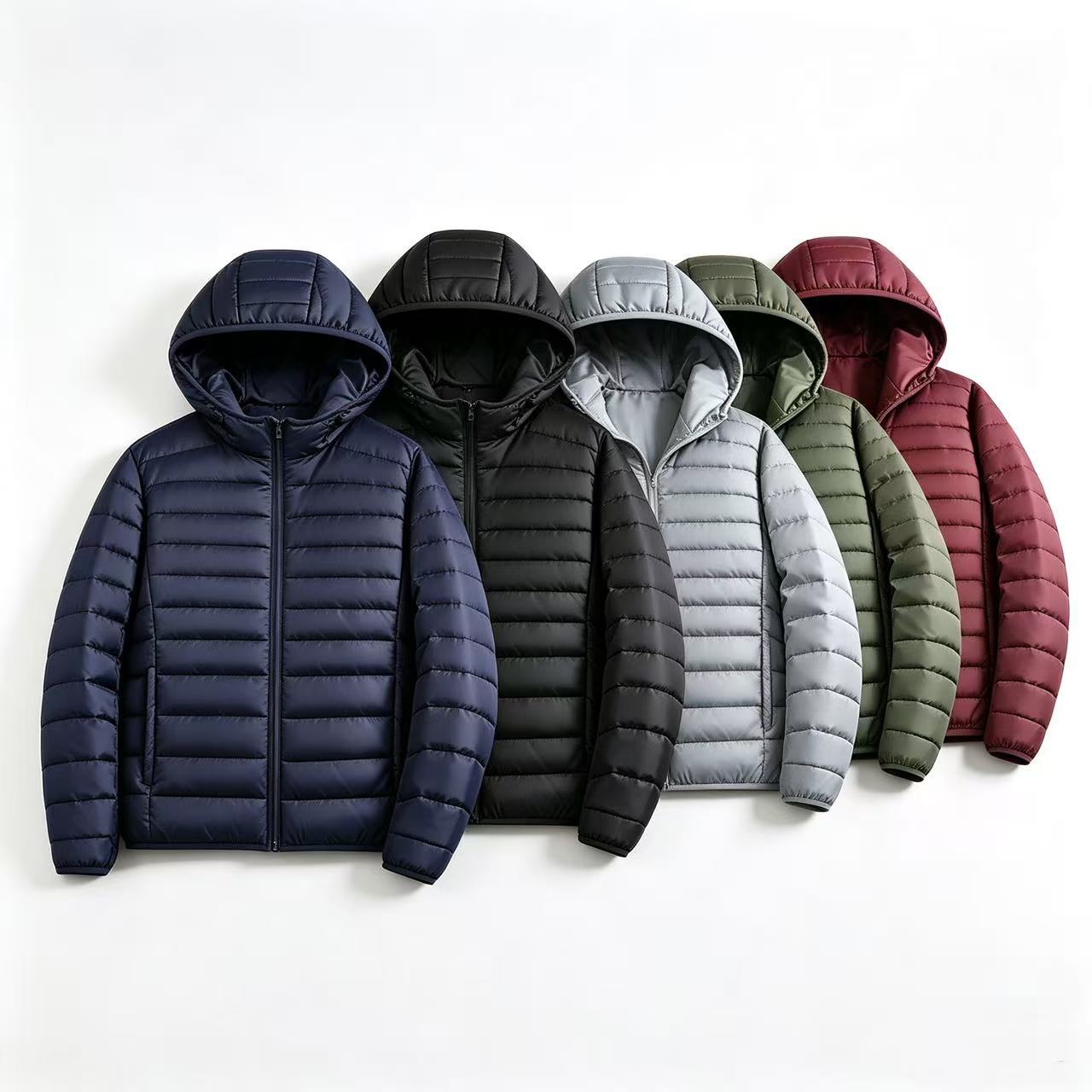 Men's foreign trade cotton jacket 26, cross-border winter fashion warm hooded cotton coat, loose large size casual men's cotton jacket