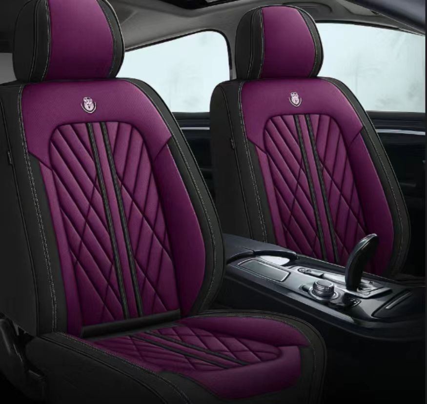 Universal – Seat cushion, seat cover Seasons Universal Full - black-purple-5-seat-set