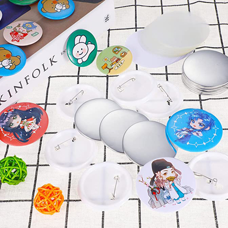 Material de la insignia de hojalata insignia de aguja holandesa consumibles Material de barra doble flash insignia suministro directo de fábrica