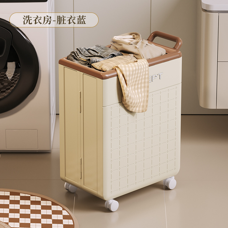 Closet Clothes Organizer Storage Box Home Large Capacity Foldable Cart Snack Storage Box Yoga