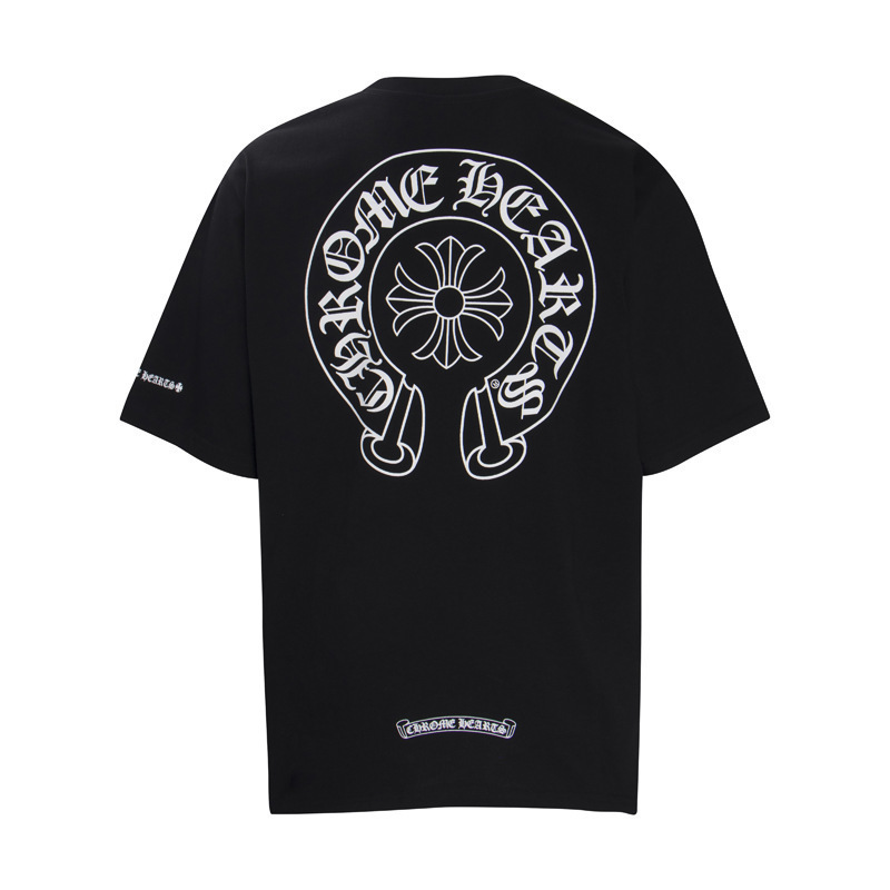 クロムハーツ カラークロスプリント半袖Tシャツ 男女兼用 25クロスボーダー 正規版|undefined
