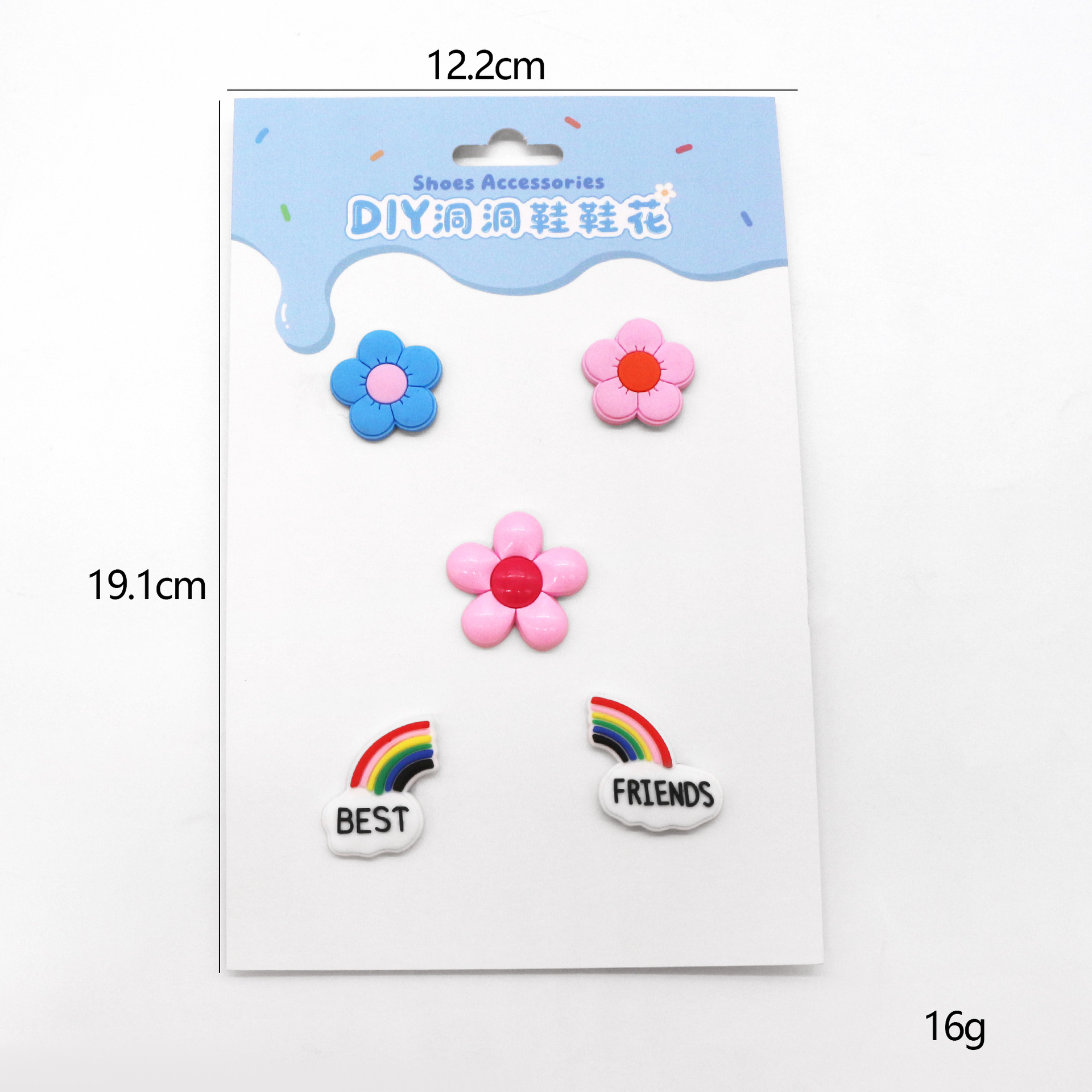 Spot dibujos animados crisantemo hebilla de zapato de pvc goma suave flor personalidad agujero de la decoración del zapato DIY a juego hebilla de zapato ventas directas de fábrica