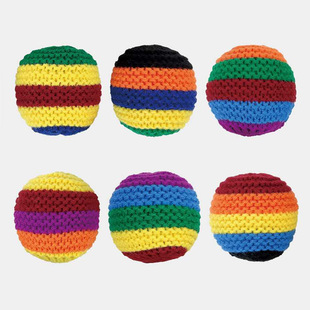 5CMë��ɳ����ᘿ��ʺ���6ɫ���bHand-Made Knitted Footbag Sack