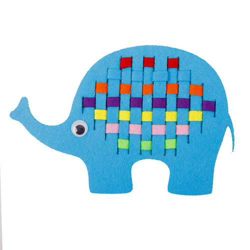 Children's early education living area educational diy fabric weaving teaching aids kindergarten area corner handmade toy materials