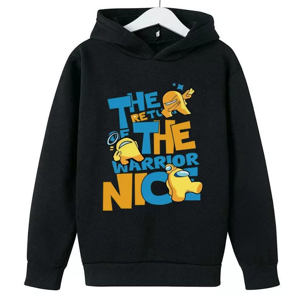 Wholesale Cross-Border among Us Space-Themed Children's Hoodies, Trendy Game Print Casual Jackets for Boys and Girls
