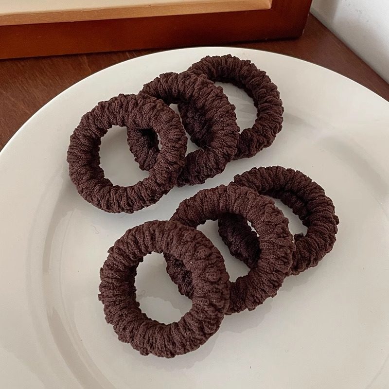 Cuerdas de cabello de cola de caballo de alta altura gruesa y gruesa de alta elástica 2025 nuevo cabello de alta calidad de banda de goma anillo de cabello para mujeres