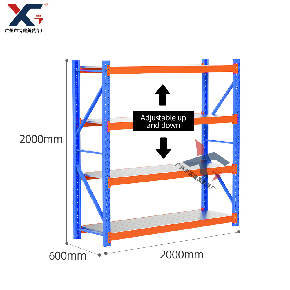 Exportación estante de molde grueso ajustable estante multicapa super resistente hardware estante pesado personalizado