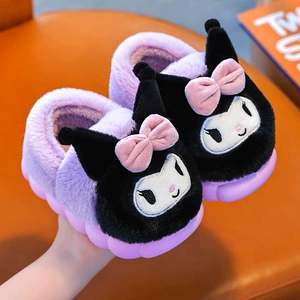 Новый осенний и зимний мультфильм детские хлопковые тапочки