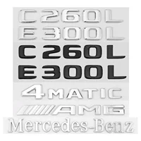 Новый Mercedes-Benz модифицированный задний логотип E300L C260L C-класса E-класса GLC-класса GLE-класса автомобильный логотип буква