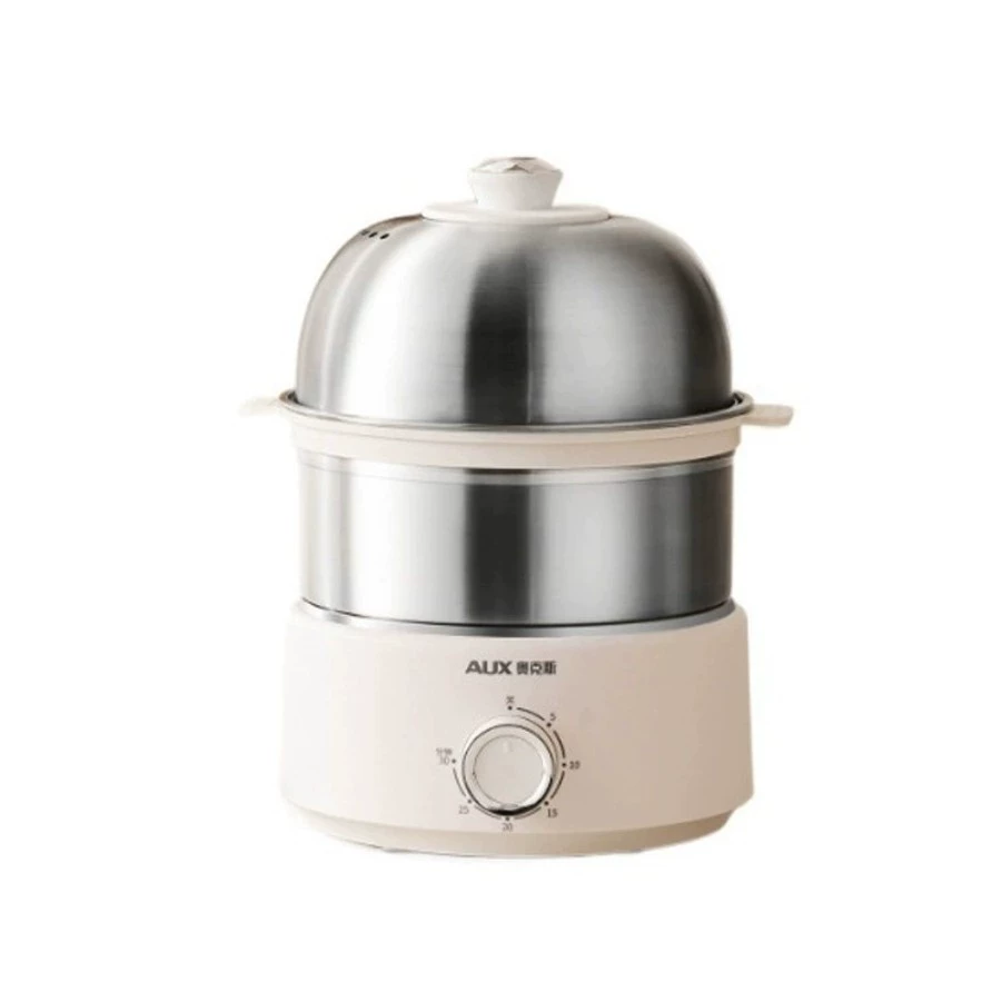 奥克斯 Steamed egg cooker stainless steel household small mini multi-functional automatic power-off timer breakfast artifact