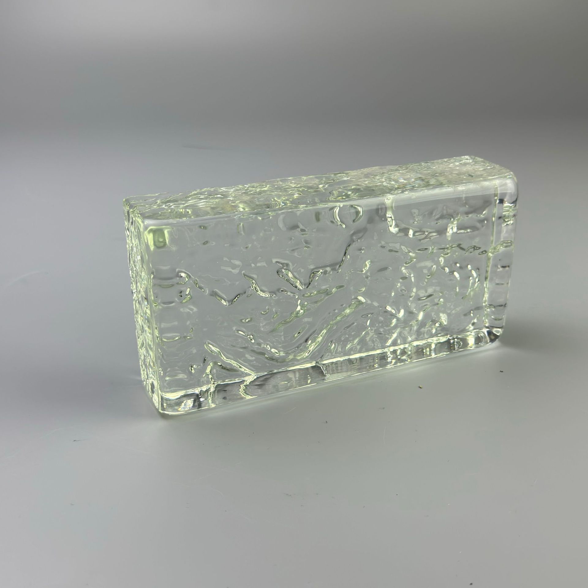 단면 얼음 결정