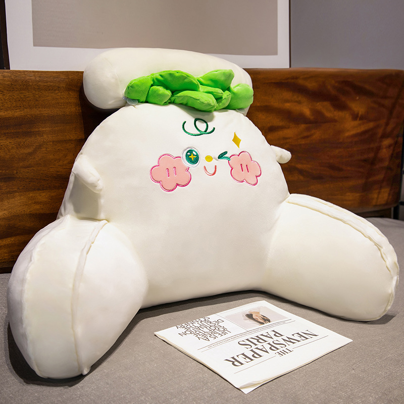 De dibujos animados de noche bolsa suave gran respaldo estudiante dormitorio almohada cama lectura apoyo la cintura almohada sofá ventana Bahía cojín