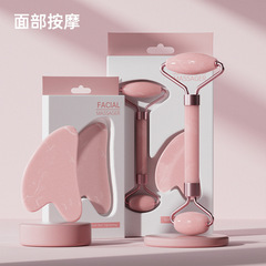 ローラーマッサージ器の顔の美容は粉晶玉ではありません。