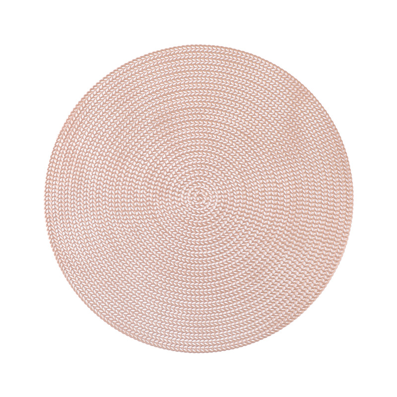 Almohadilla de pvc, anillo de espiga de trigo, tapete de estudiante antideslizante, decoración de mesa de estilo europeo, diseño creativo en forma de flor, tapete de mesa antideslizante