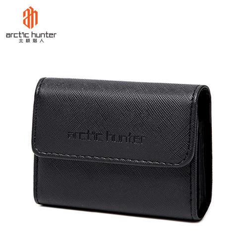 Arctic Hunter men's card holder with multiple card slots Guangzhou manufacturer LOGO polyester small bag business card ID bag cross-border wallet